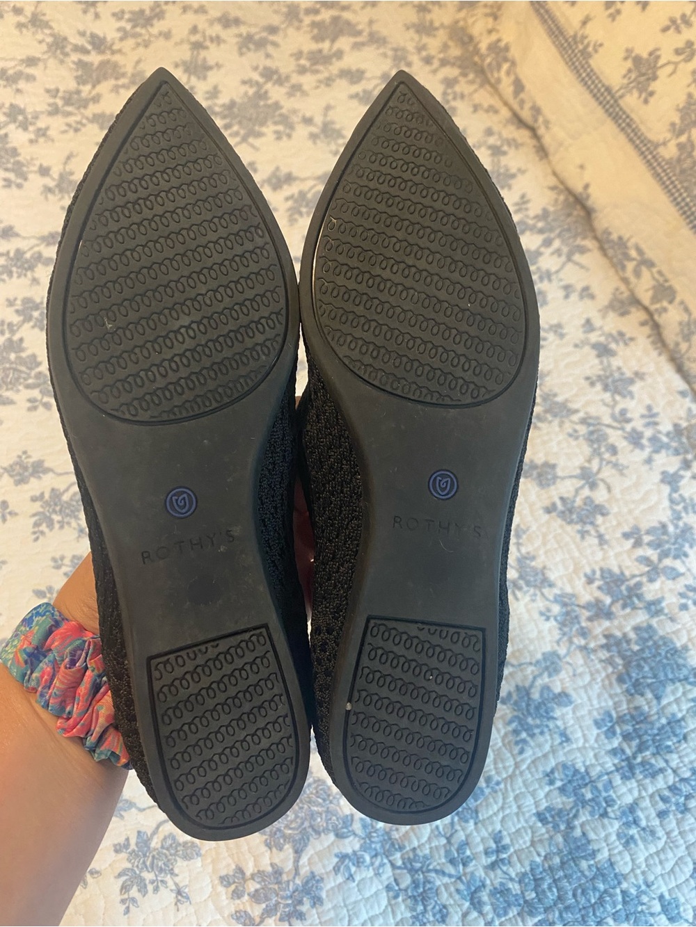 Rothy’s The Point Black Honeycomb Size 8 - Picture 6 of 7